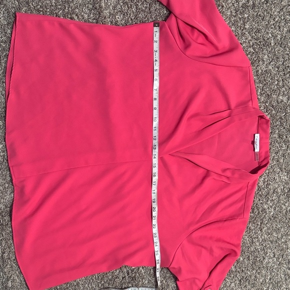 PLUS SIZE Calvin Klein Bold Pink Top - Picture 6 of 8